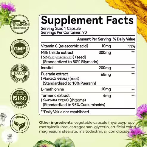Milk Thistle - Détoxifiant pour Foie