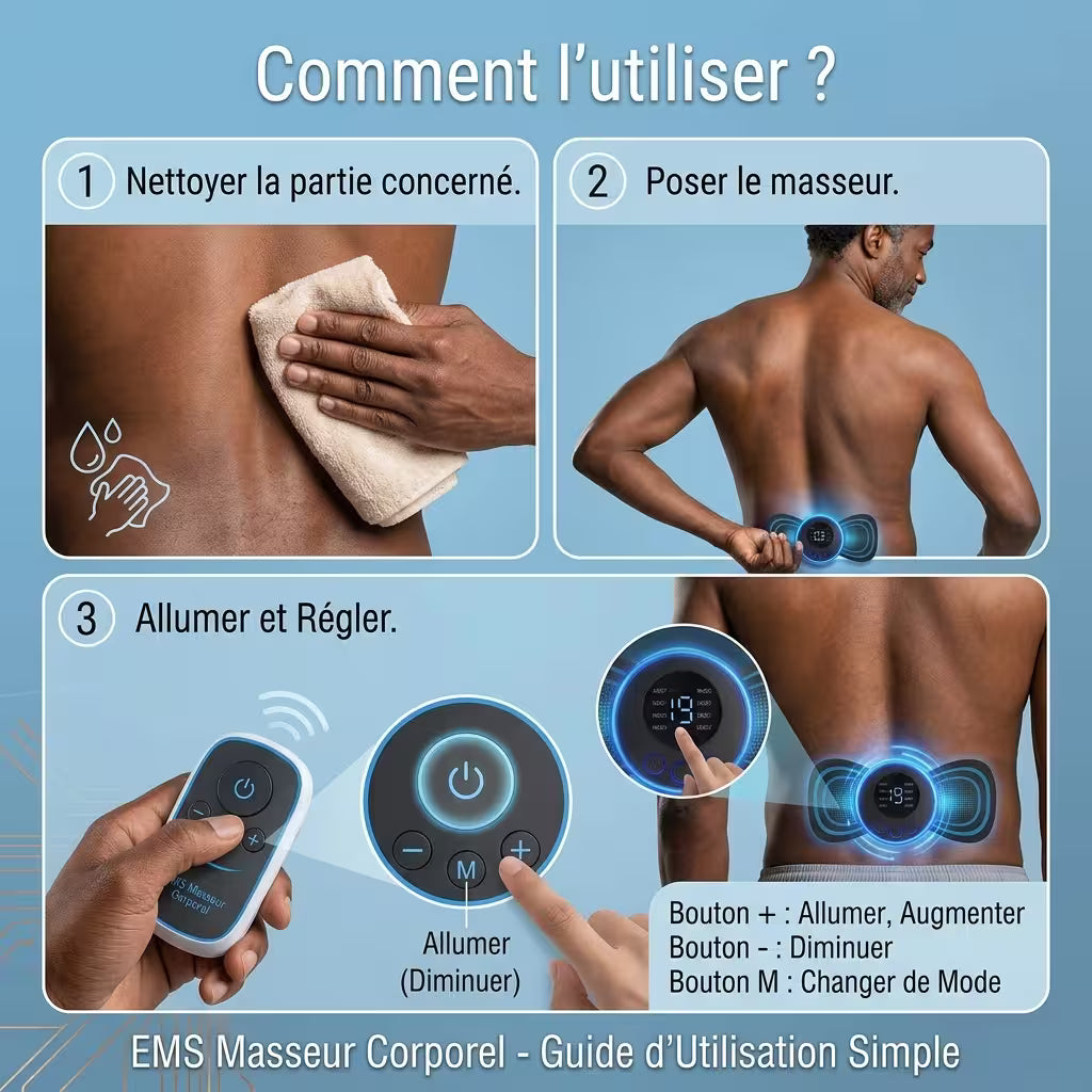Masseur EMS anti-douleur