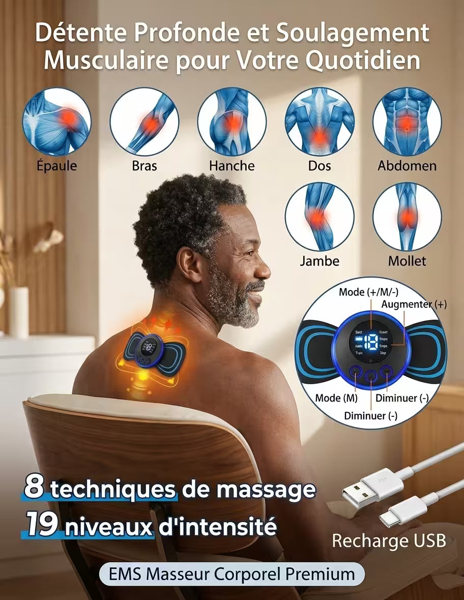 Masseur EMS anti-douleur