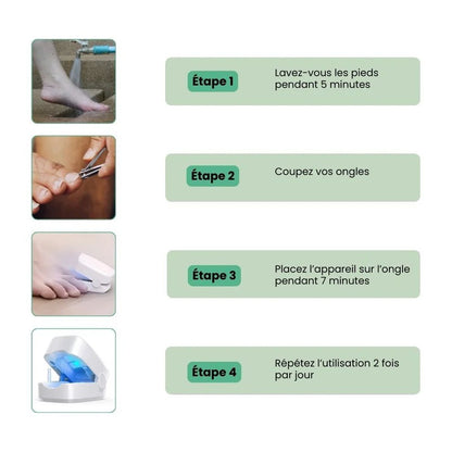 Laser UVC anti - champignons: mains et pieds - Welii