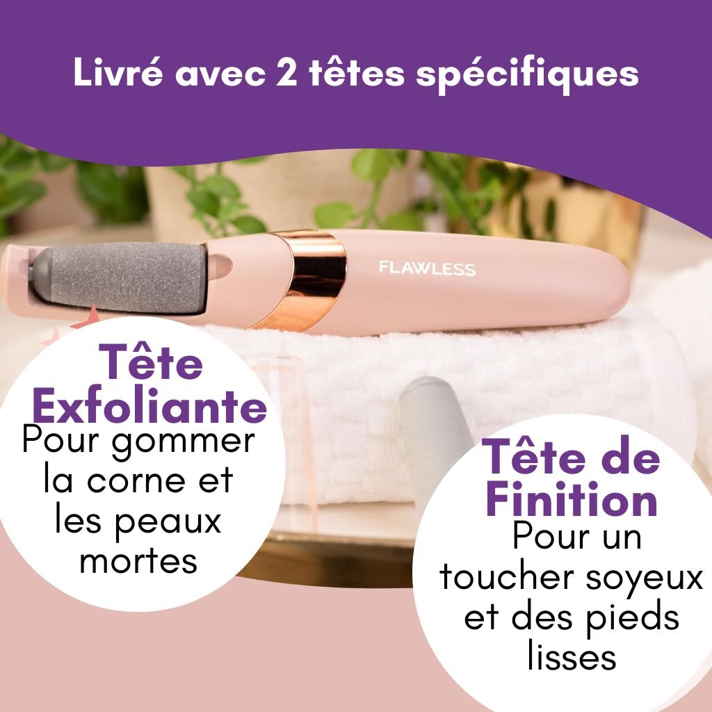 Pieds Parfaits : Achetez une Râpe Moderne Welii Anti - Callosités, on vous offre en plus 3 Cadeaux très efficaces - Welii