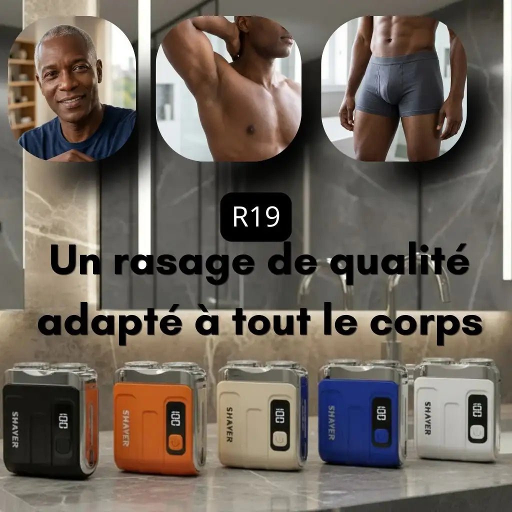 Shaver R19 - Rasage doux sans irritation - Welii